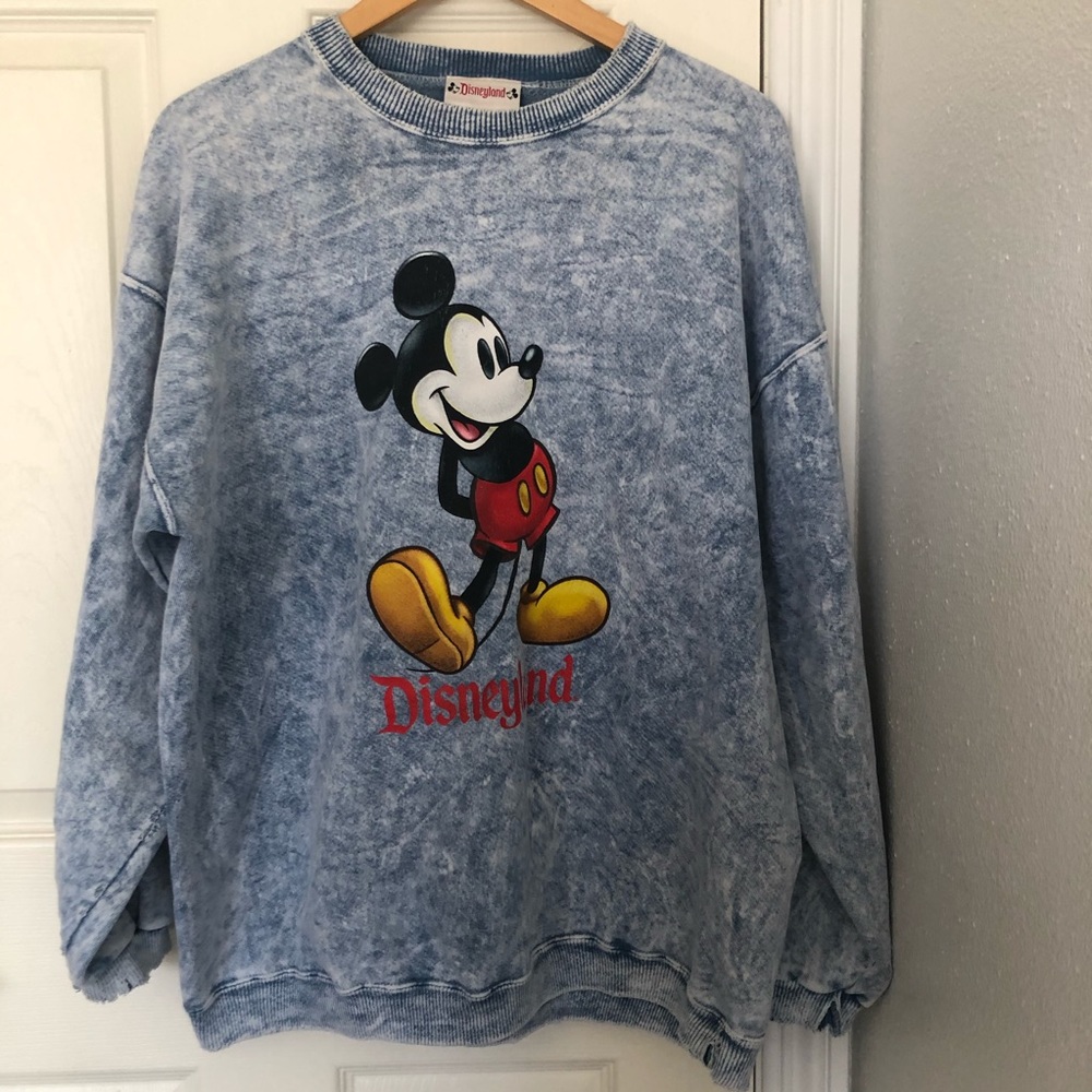 Distressed Mickey Mouse Disneyland Sweatshirt